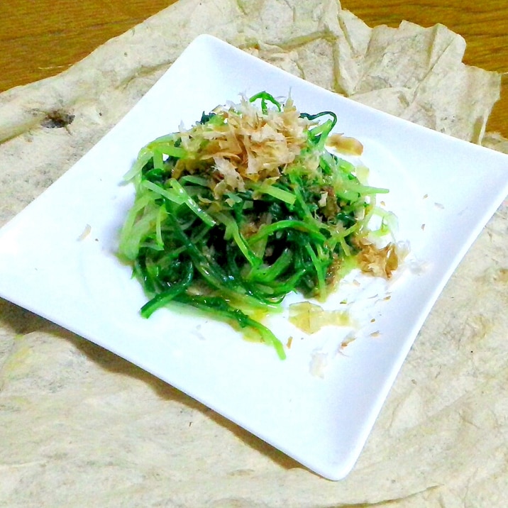 簡単！さっぱり！水菜のおかか和え